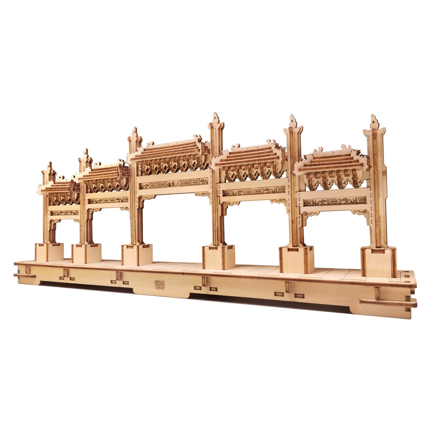CHUKER 3D Wooden Puzzle, DIY Building Model Kits, Educational Toy Gifts, Chinese Archway