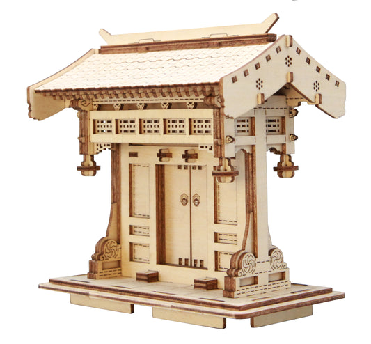CHUKER Architecture Models for Adults 3D Puzzle Chinese Wooden Building Blocks Kits 114 Pieces